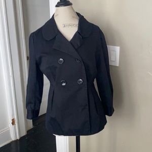 Double breasted - black jacket - M